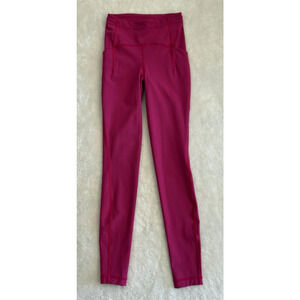 Lululemon Speed Up Tight 28" Sz 2 Pink Leggings Full-On Luxtreme Running W5ESUS